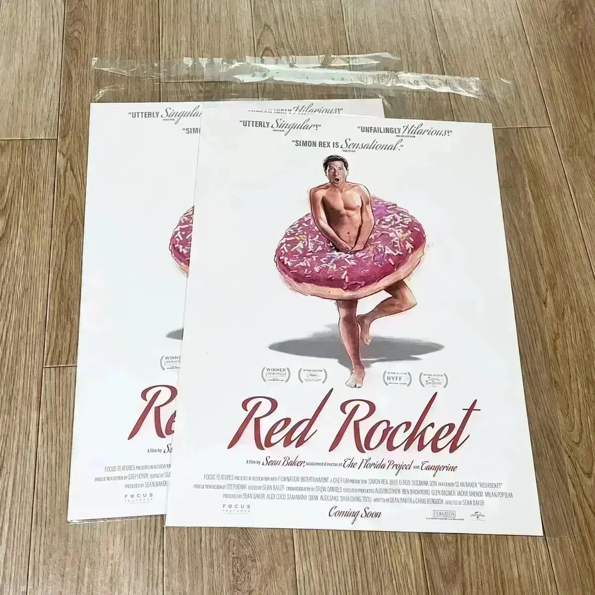 레드로켓 A3 포스터 칸영화제 아노라 션베이커감독영화 Red rocket